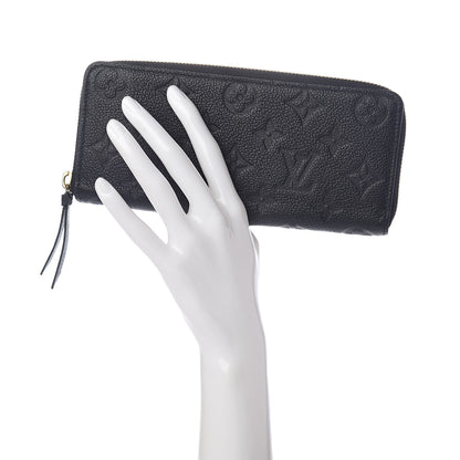 Louis Vuitton Empreinte Clemence Wallet Black 2 of 6