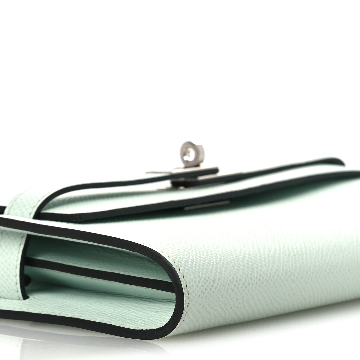 Hermes Epsom Kelly Wallet To Go Vert Peppermint 9 of 12