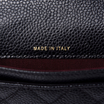 Chanel Caviar Quilted Flap Card Holder Wallet Black 7 of 8