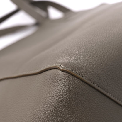 Celine Soft Grained Calfskin Small Belt Cabas Phantom Taupe 10 of 12