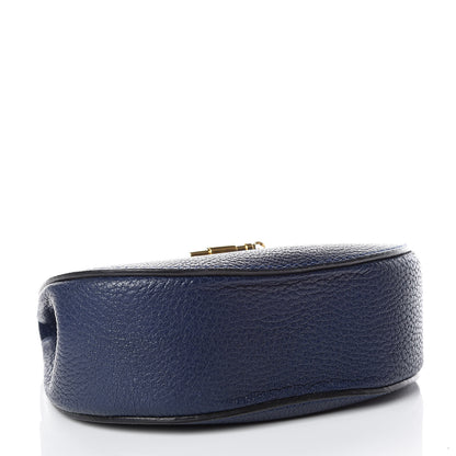 Chloe Grained Lambskin Mini Drew Shoulder Bag Royal Navy 4 of 10