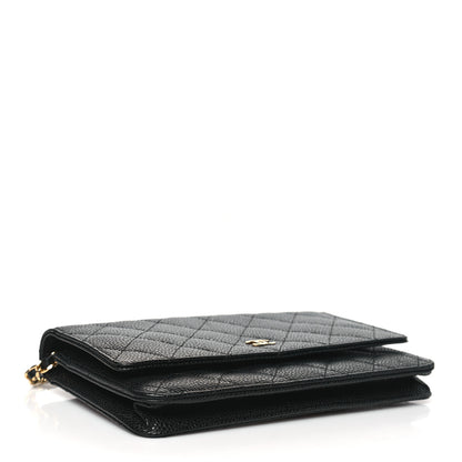 Chanel Caviar Quilted Wallet on Chain WOC Black 4 of 11