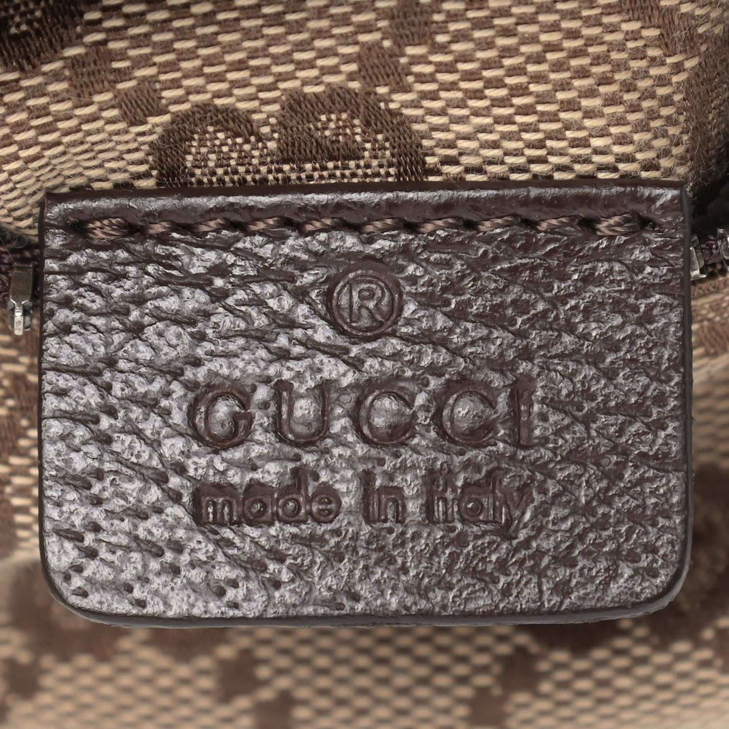 Gucci Monogram Web Belt Bag Dark Brown 8 of 11
