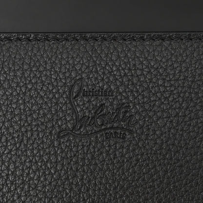 Christian Louboutin Calfskin Spikes Loubinthesky Paloma Clutch Black 6 of 9