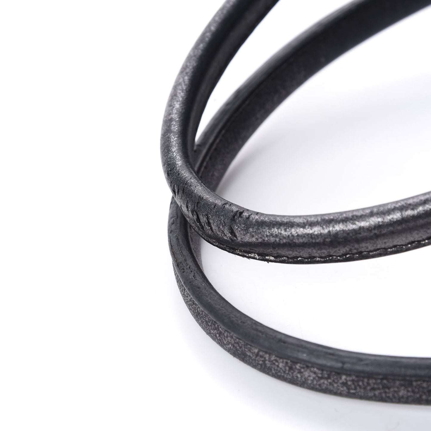 Metallic Calfskin Milkyway Papier A5 Tote Black