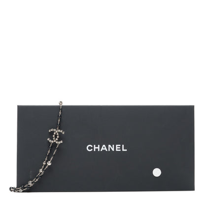 Chanel Pearl Beaded CC Long Necklace Black 5 of 5