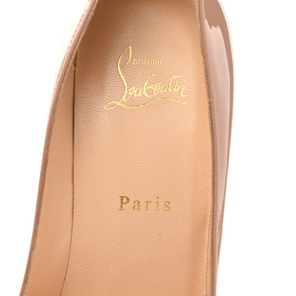 Christian Louboutin Patent Corneille 100 Pumps 40.5 Nude 7 of 9