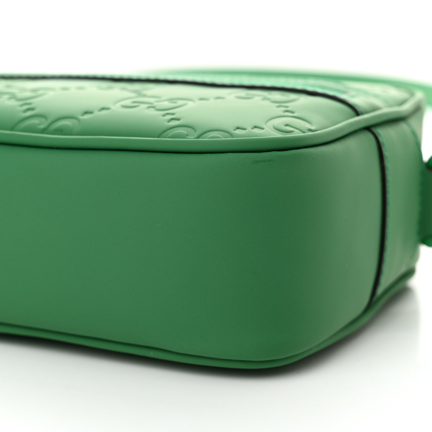 Rubber Effect Monogram GG Mini Crossbody Bag New Shamrock