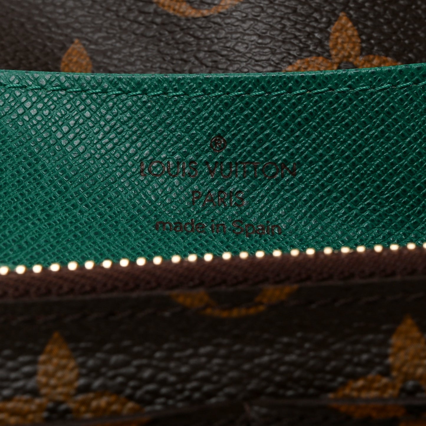 Monogram Emilie Wallet Vert