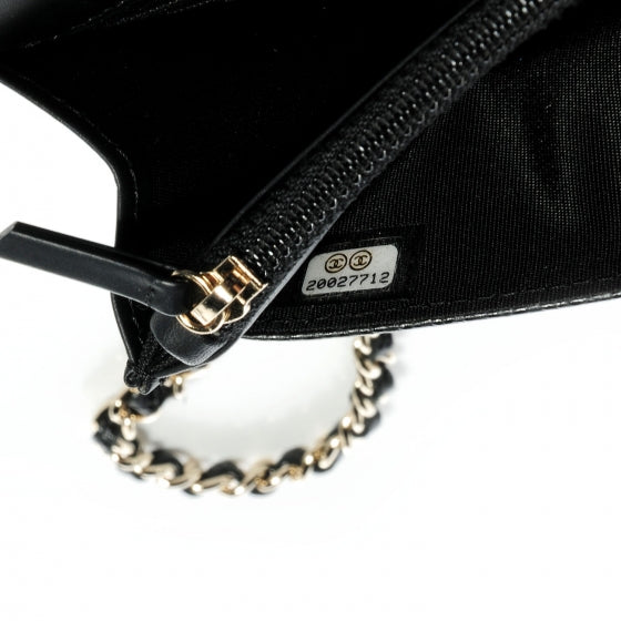 Chanel Caviar Timeless Wallet on Chain WOC Black 8 of 9