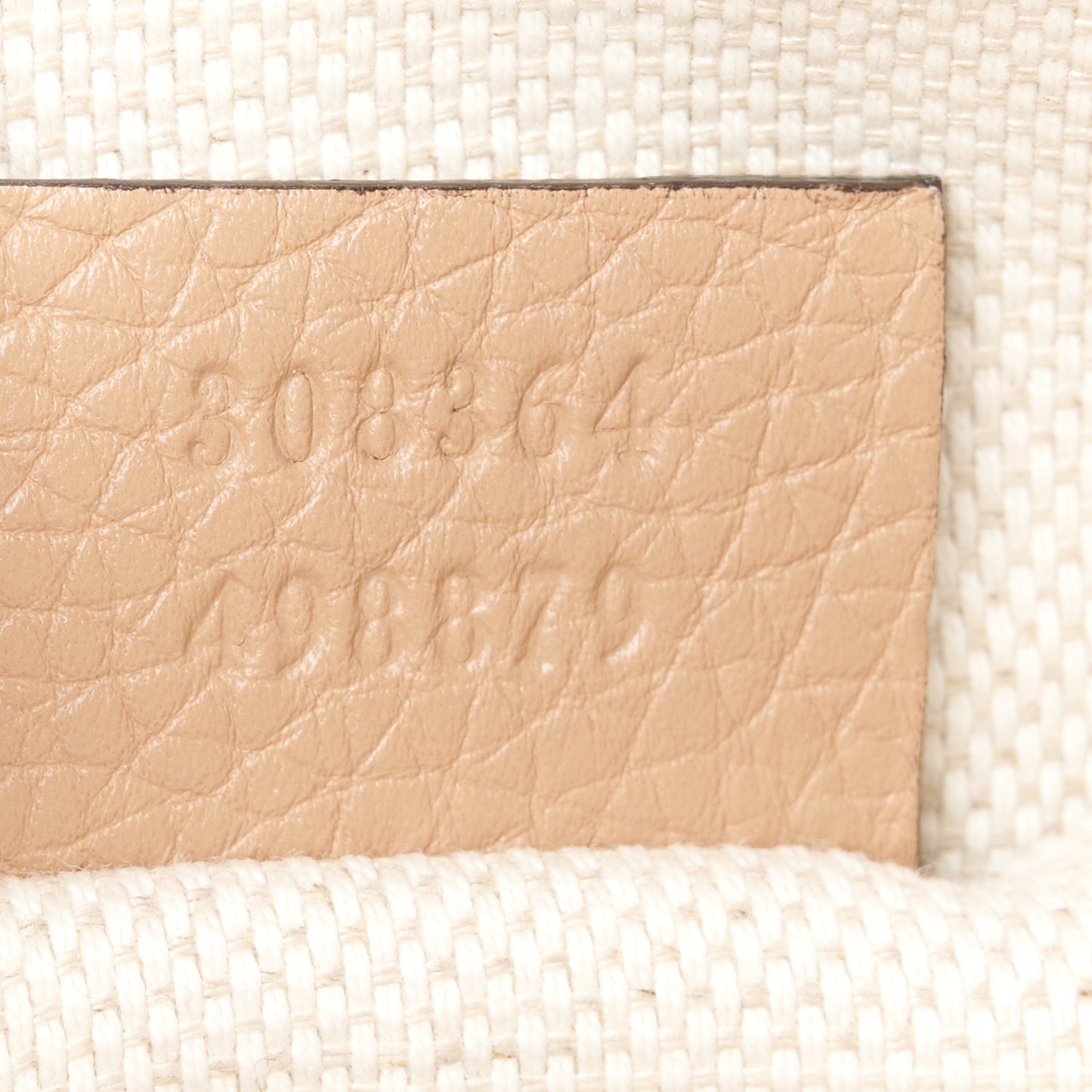 Pebbled Calfskin Small Soho Disco Bag Camelia