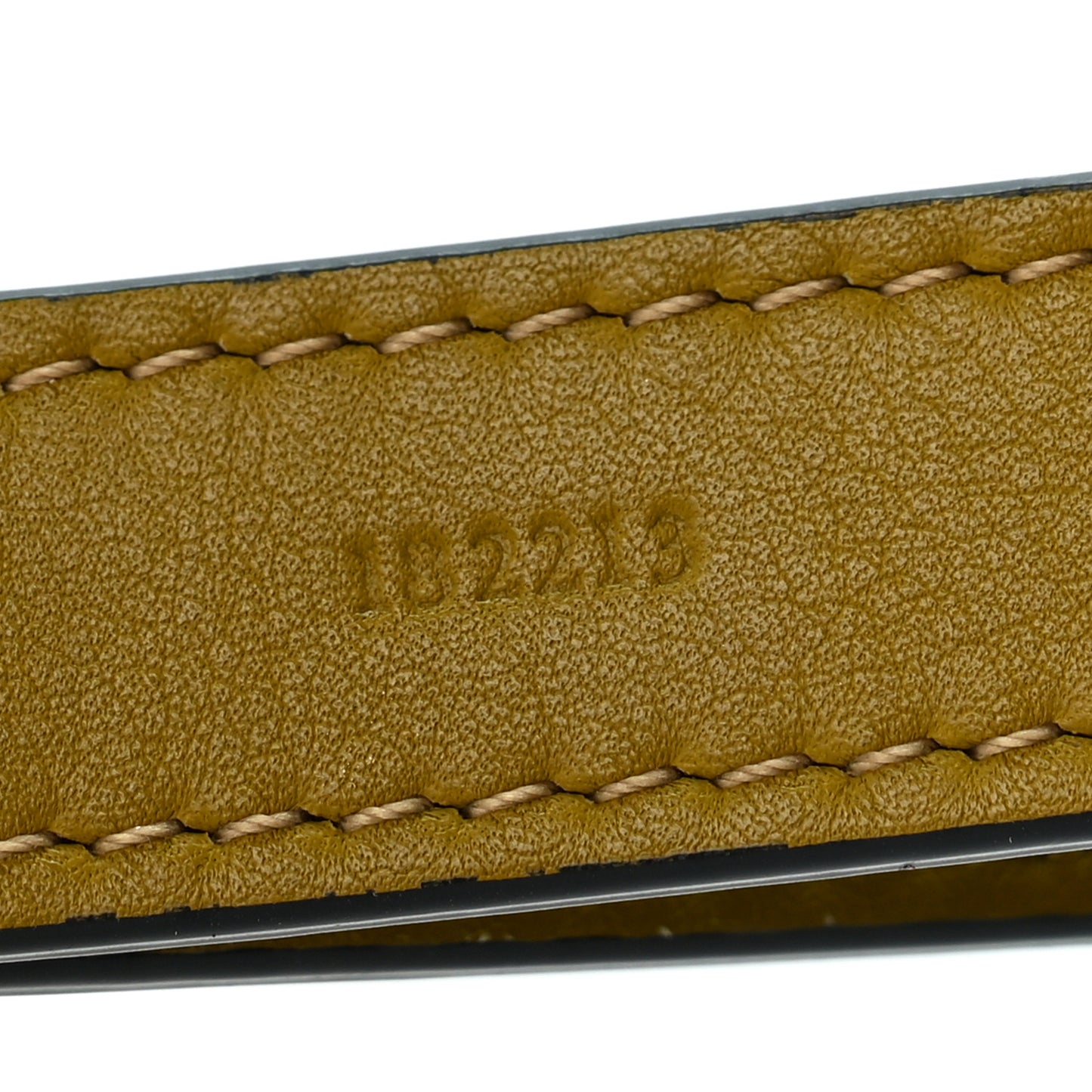 Calfskin Adjustable Short Strap  Ochre