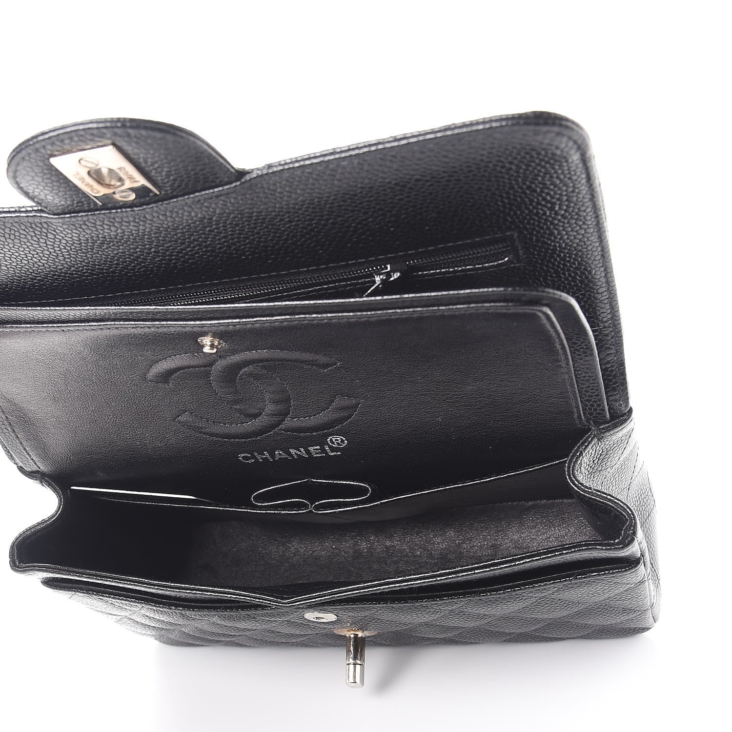 Chanel Caviar Quilted Small Double Flap Black 6 of 14