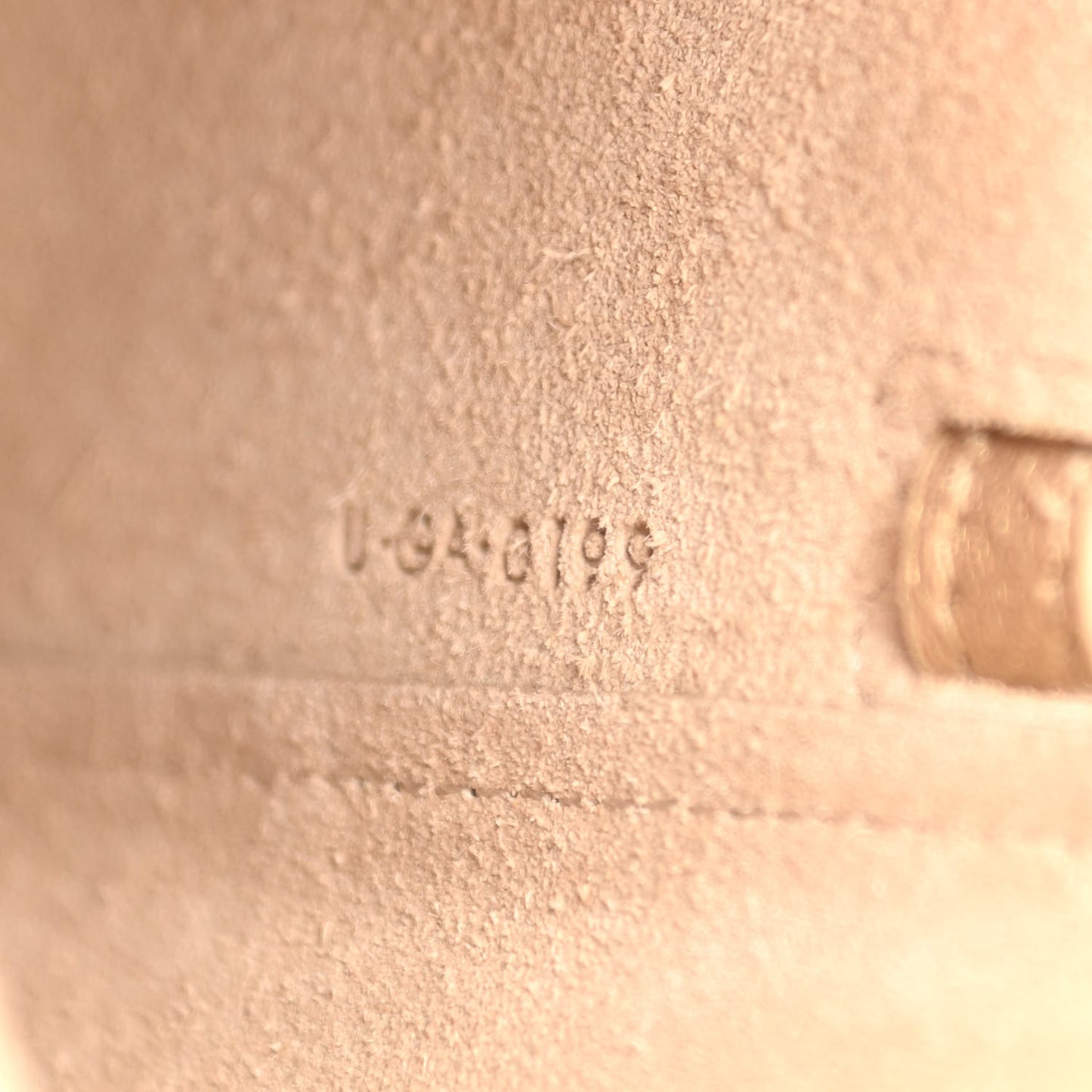 Laminated Calfskin Nano Belt Bag Gold
