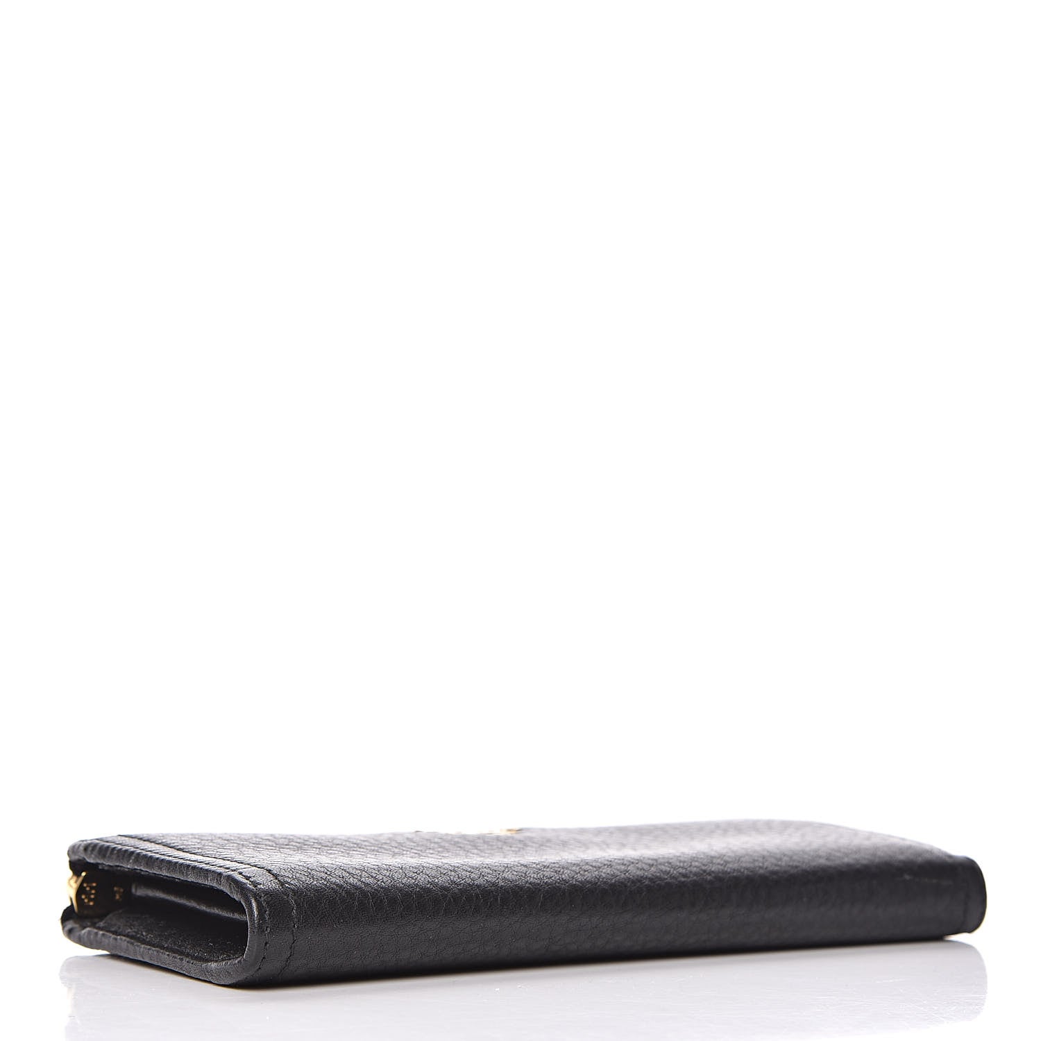 Prada Vitello Daino Zip Around Wallet Nero Black 4 of 11