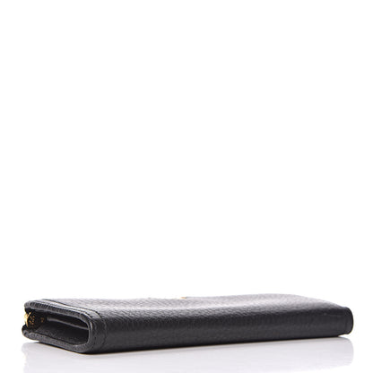 Prada Vitello Daino Zip Around Wallet Nero Black 4 of 11