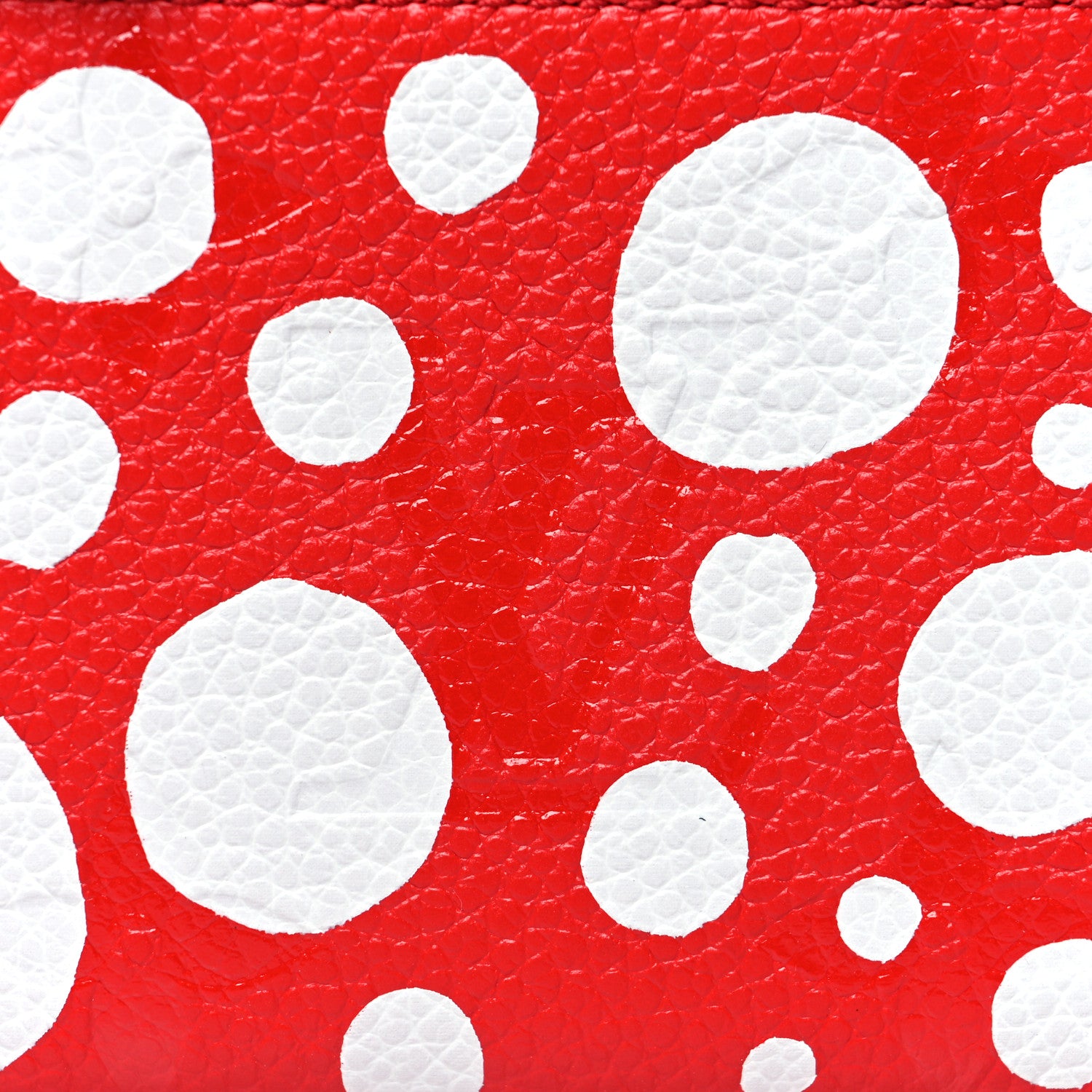 Louis Vuitton LV X YK Empreinte Infinity Dots Key Pouch Red White 9 of 9