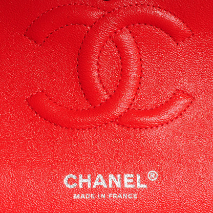 Chanel Velvet Quilted Medium Double Flap Coral 7 of 9
