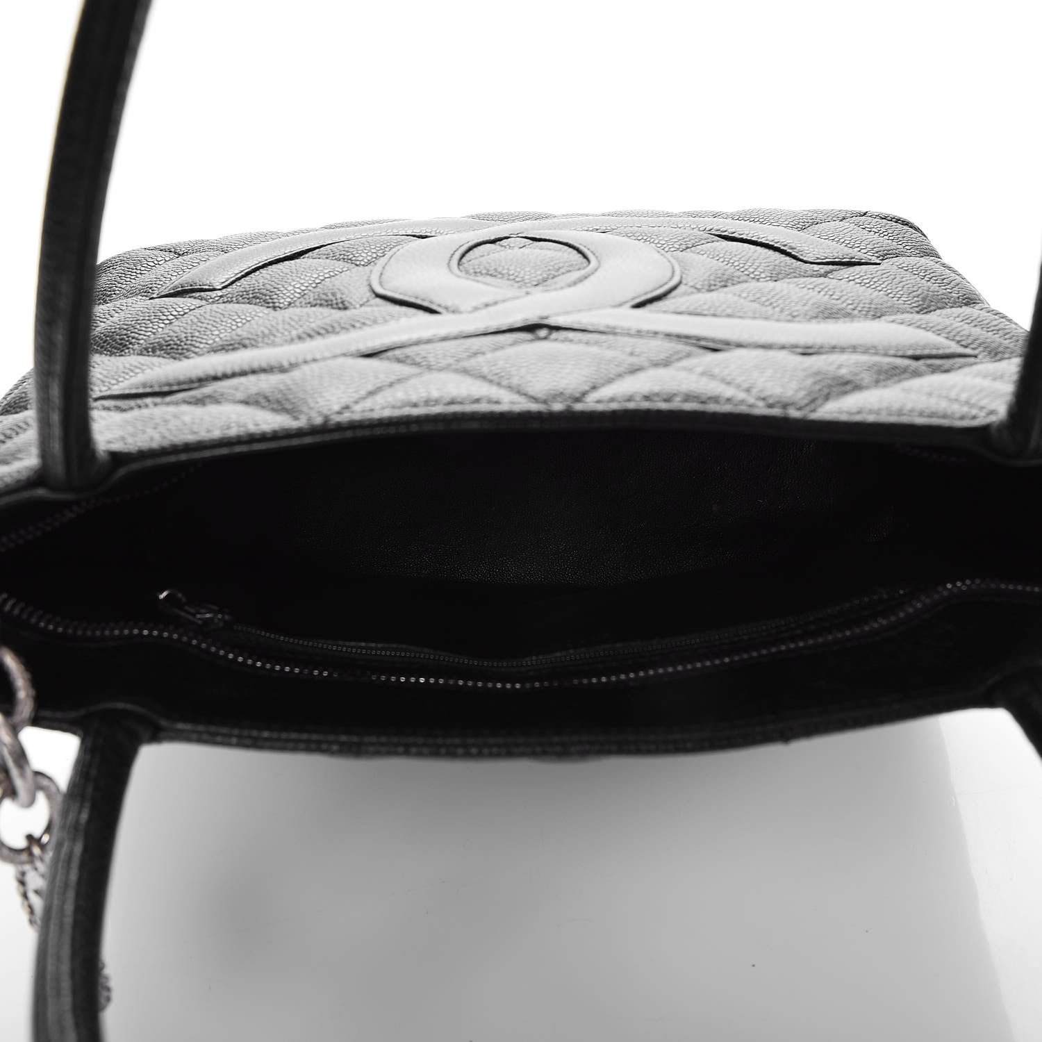 Chanel Caviar Medallion Tote Black 5 of 8