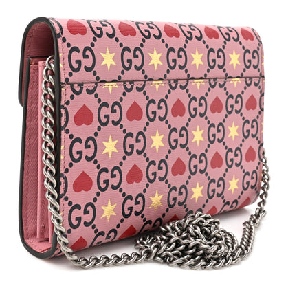 Gucci Calfskin Valentine's Day Exclusive Mini Dionysus Chain Wallet 3 of 14