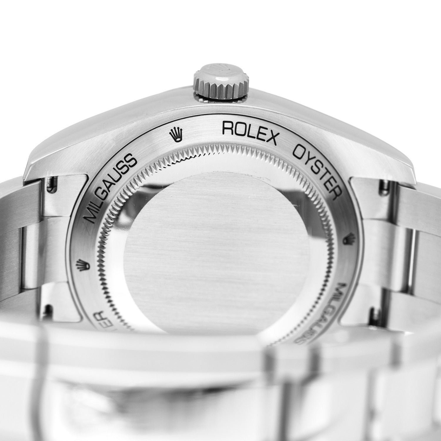 Rolex Stainless Steel 40mm Oyster Perpetual Milgauss Watch Black Dial 116400GV 4 of 5
