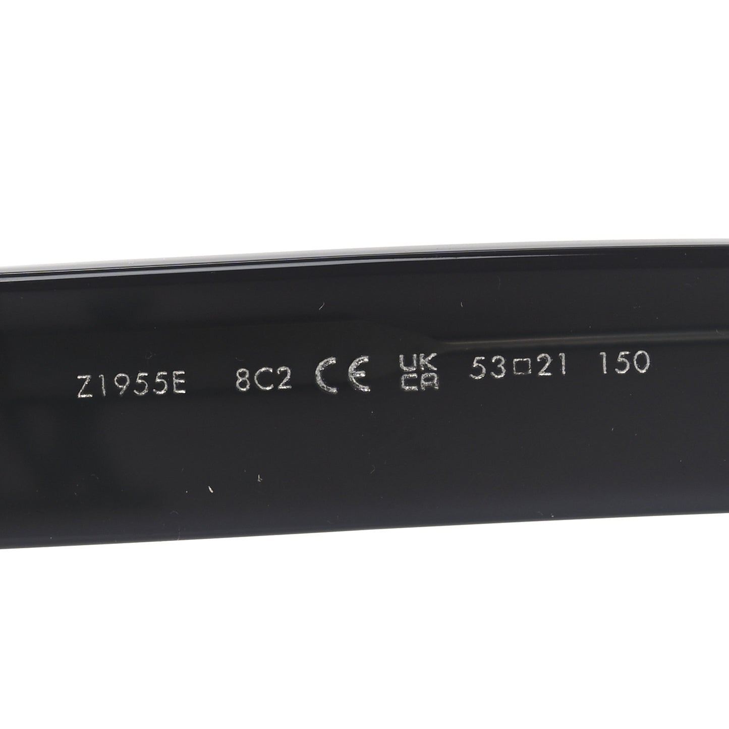 Acetate Sunset Square Sunglasses Z1955E Black
