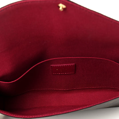Louis Vuitton Monogram Pochette Felicie Chain Wallet Fuchsia 3 of 4