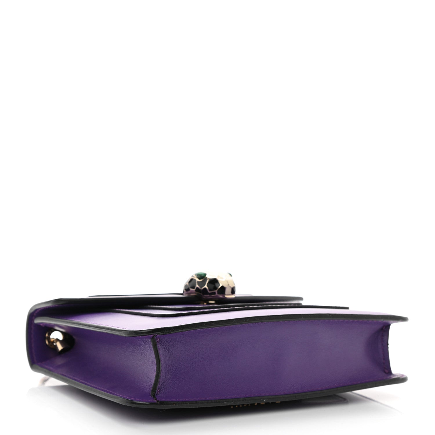 Bulgari Calfskin Serpenti Forever Crossbody Bag Amethyst 5 of 11