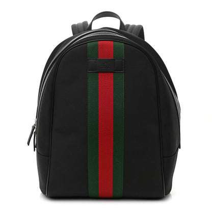 Gucci Techno Canvas Web Backpack Black 1 of 9