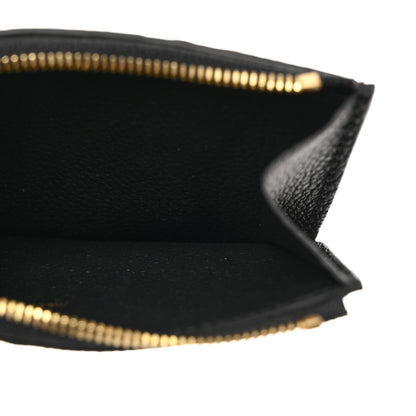Louis Vuitton Empreinte Monogram Zipped Romy Card Holder Black 5 of 6