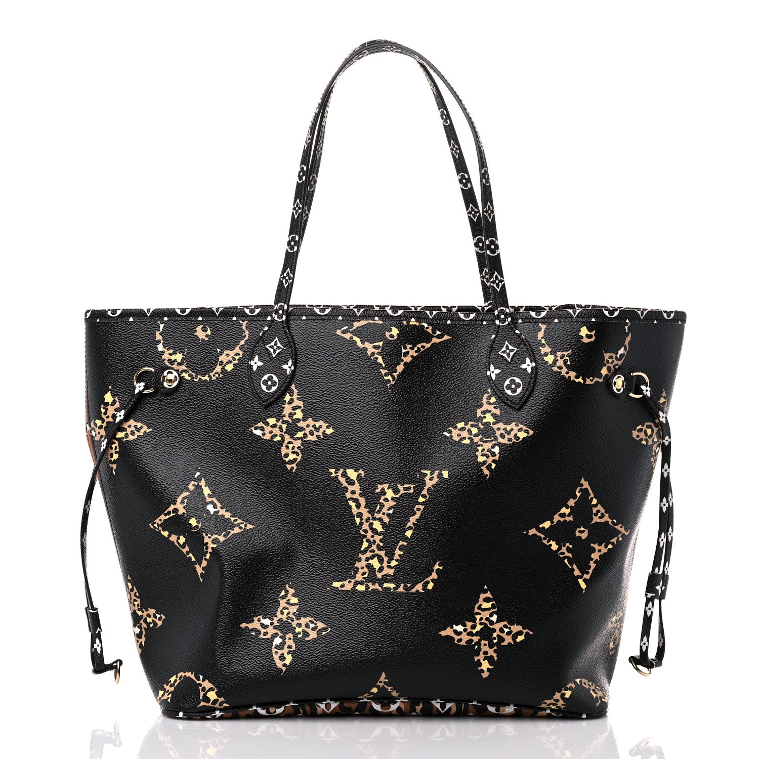 Louis Vuitton Monogram Giant Jungle Neverfull MM Black 3 of 10