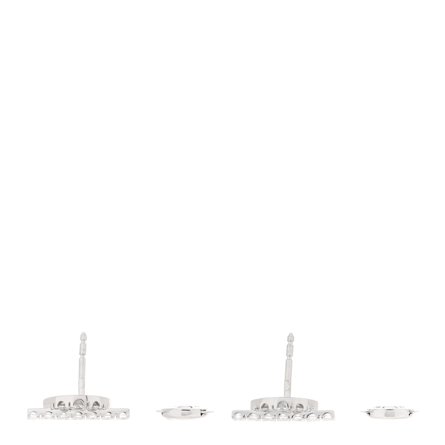 18K White Gold Diamond Finesse Earrings
