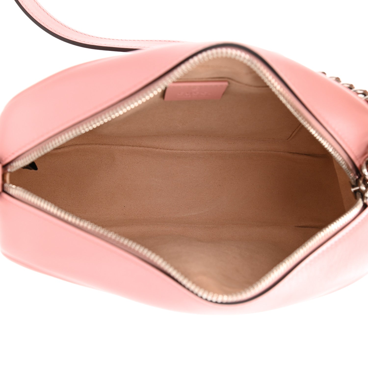 Gucci Calfskin Matelasse Small GG Marmont Chain Shoulder Bag Wild Rose 9 of 15