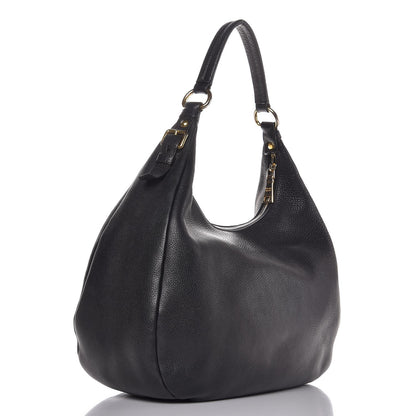 Prada Vitello Daino Hobo Black 3 of 8