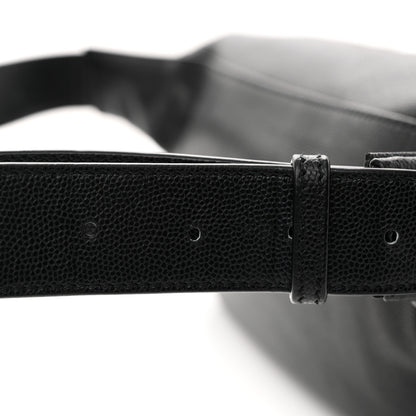 Saint Laurent Grain De Poudre Monogram Belt Bag Black 12 of 14