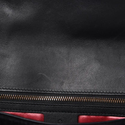 Gucci Velvet Matelasse Small GG Marmont Shoulder Bag Black 8 of 13