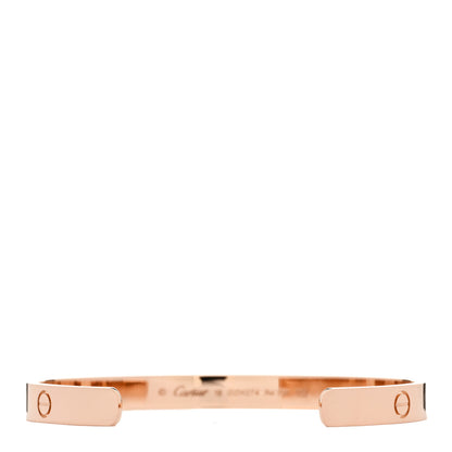 Cartier 18K Pink Gold LOVE Cuff Bracelet 18 2 of 4