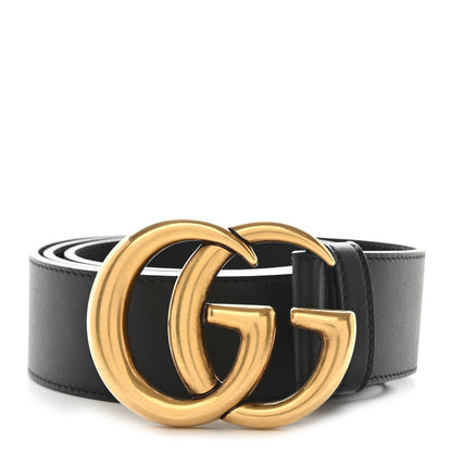 Gucci Calfskin Double G 40mm Belt 90 36 Black 1 of 5