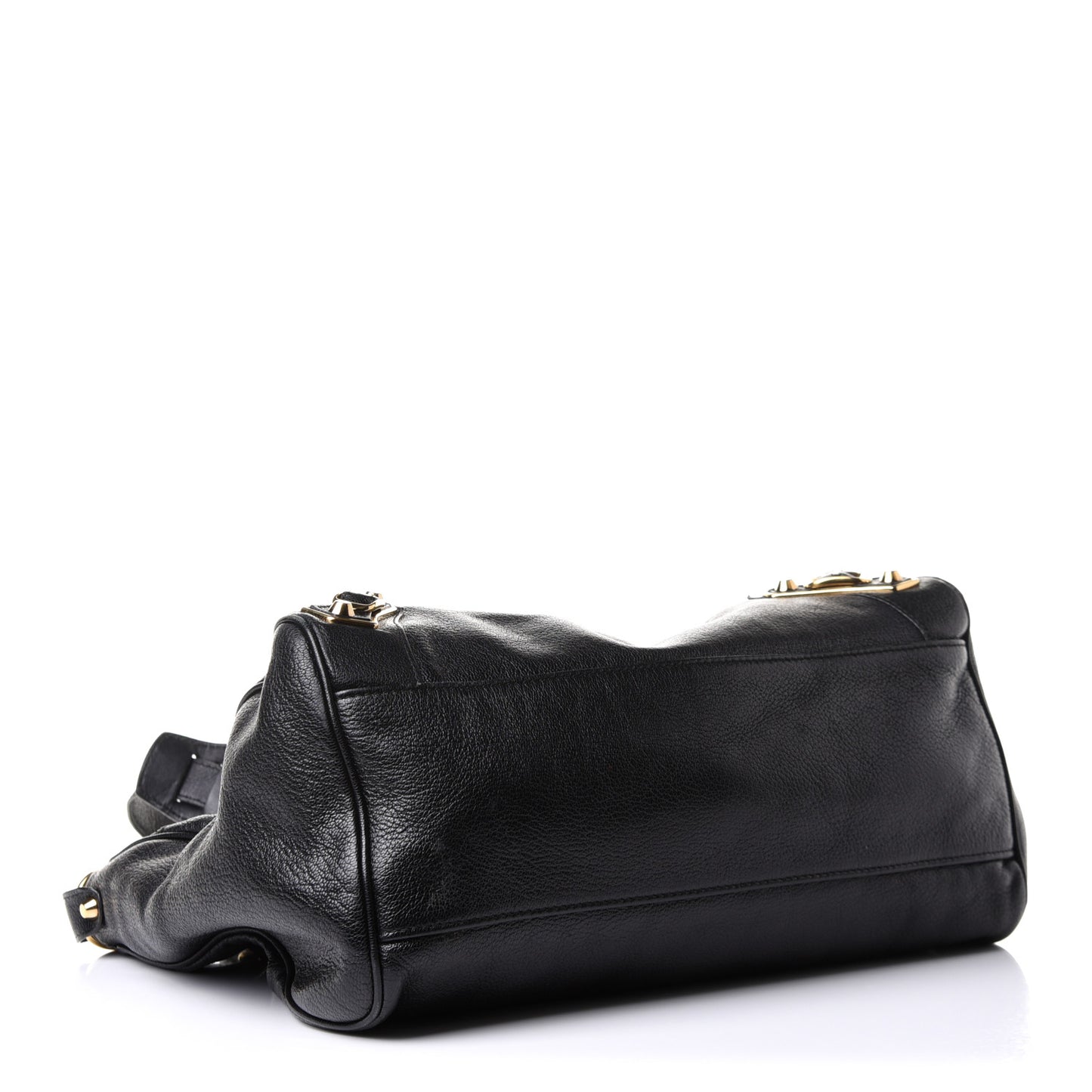 Chevre Gold Metallic Edge Hardware Velo Black