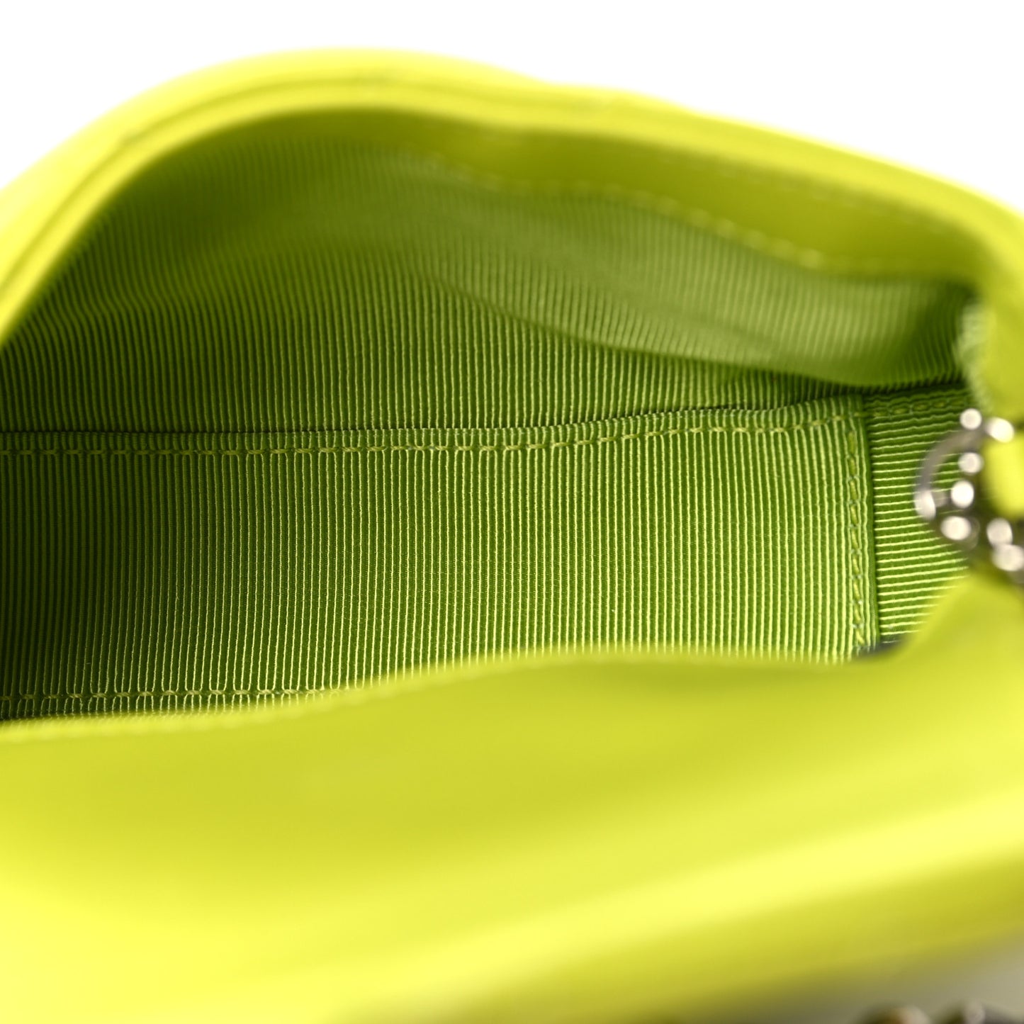Lambskin Matelasse Mini GG Marmont Shoulder Bag Bright Green