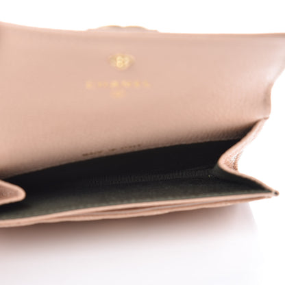 Chanel Caviar Quilted Boy Card Holder Wallet Beige Clair 5 of 9