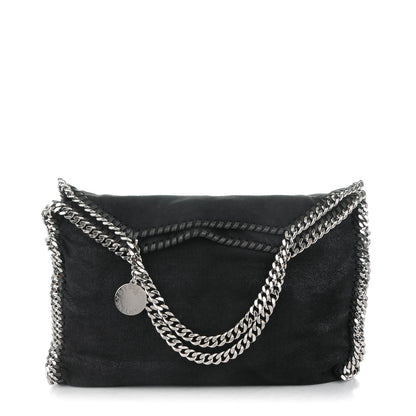 Stella McCartney Shaggy Deer Falabella Fold Over Tote Black 1 of 7