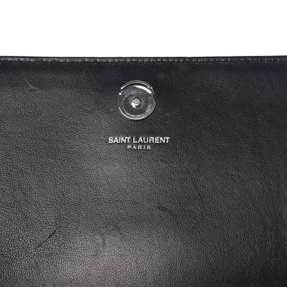 Saint Laurent Denim Medium Classic Monogram Kate Satchel Light Blue 7 of 10