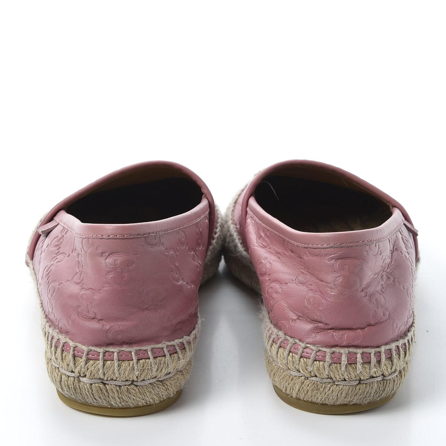 Guccissima Signature Espadrilles 37.5 Rose Baby Candy