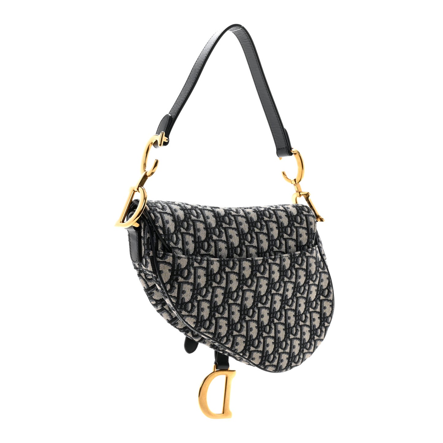 Oblique Saddle Bag Blue
