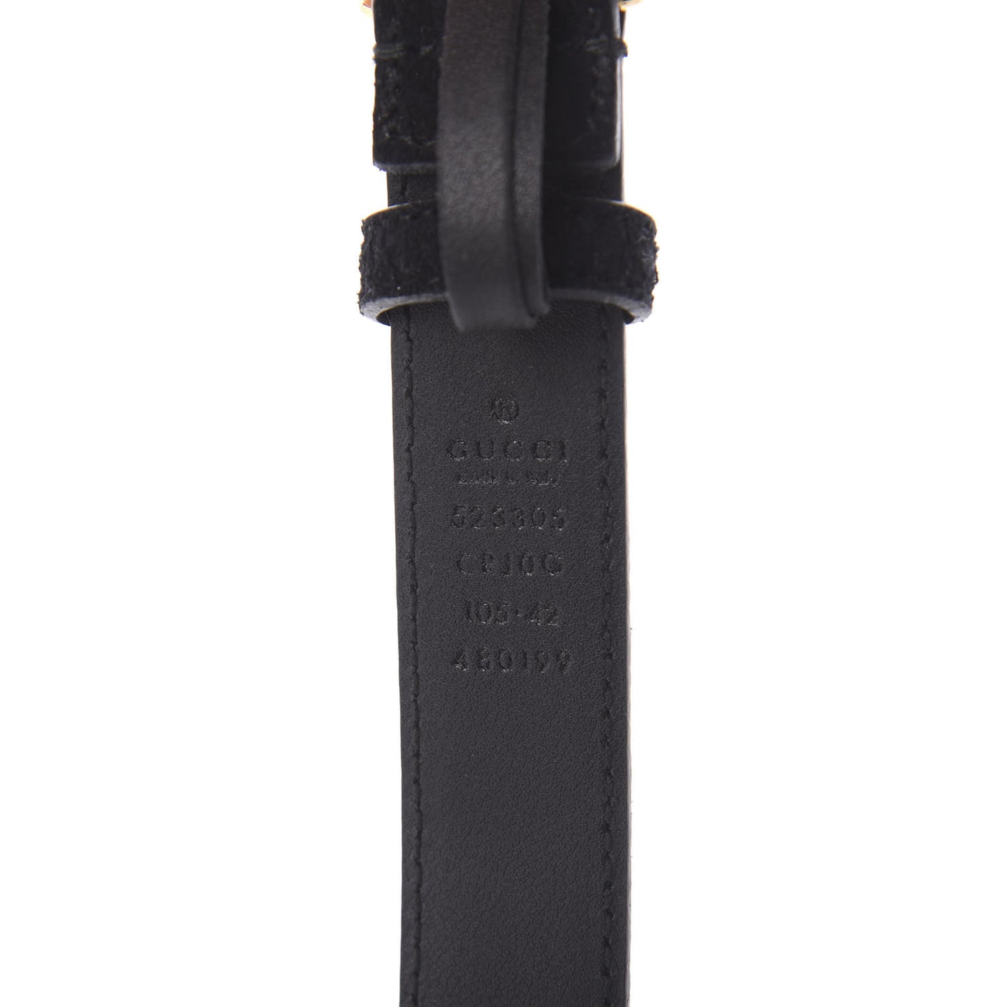 Suede Icaro G Cube 25mm Belt 105 42