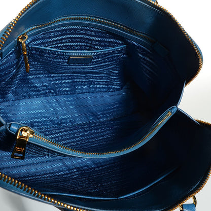 Prada Saffiano Lux Large Promenade Tote Cobalto 5 of 10