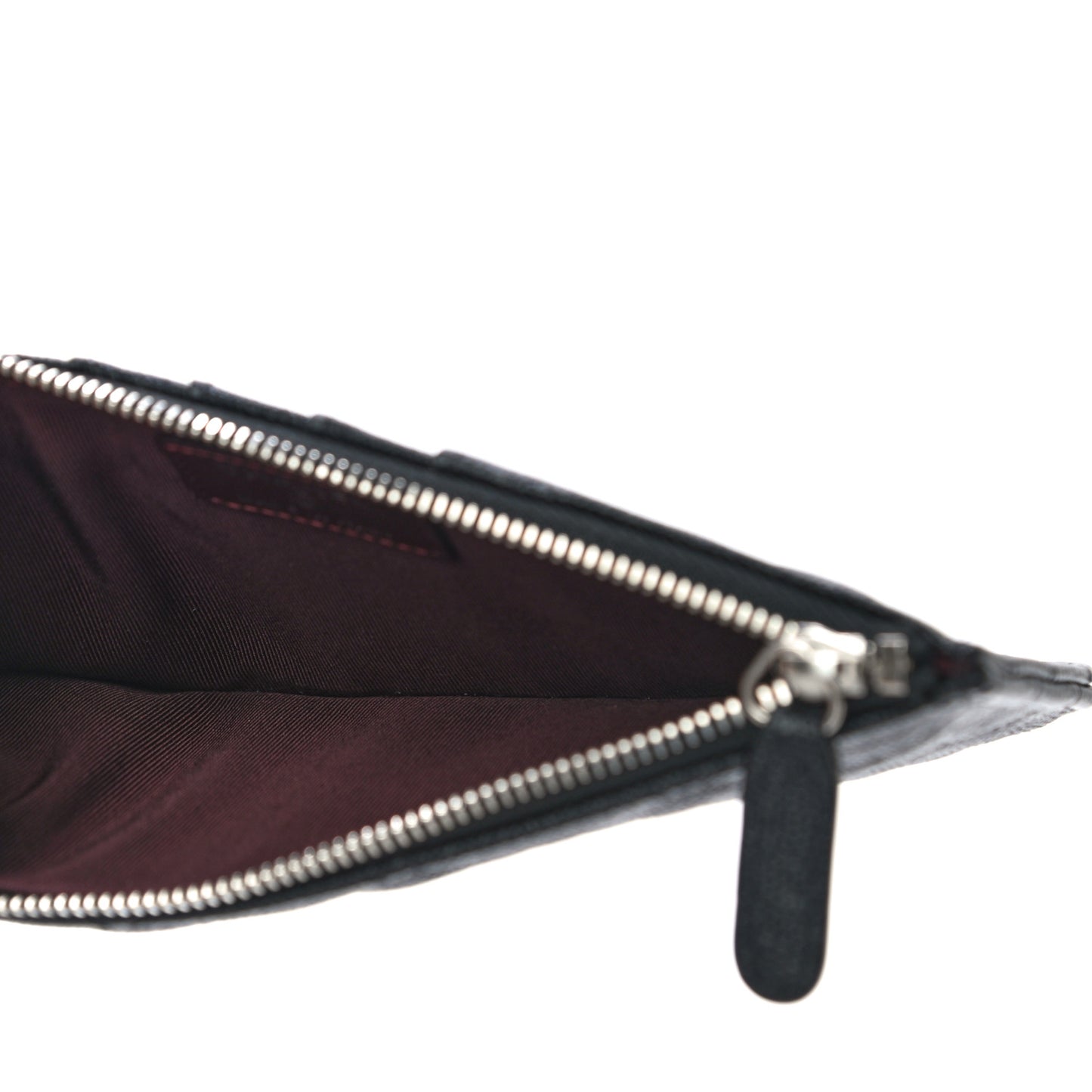 Caviar Quilted Classic iPhone Pouch Black