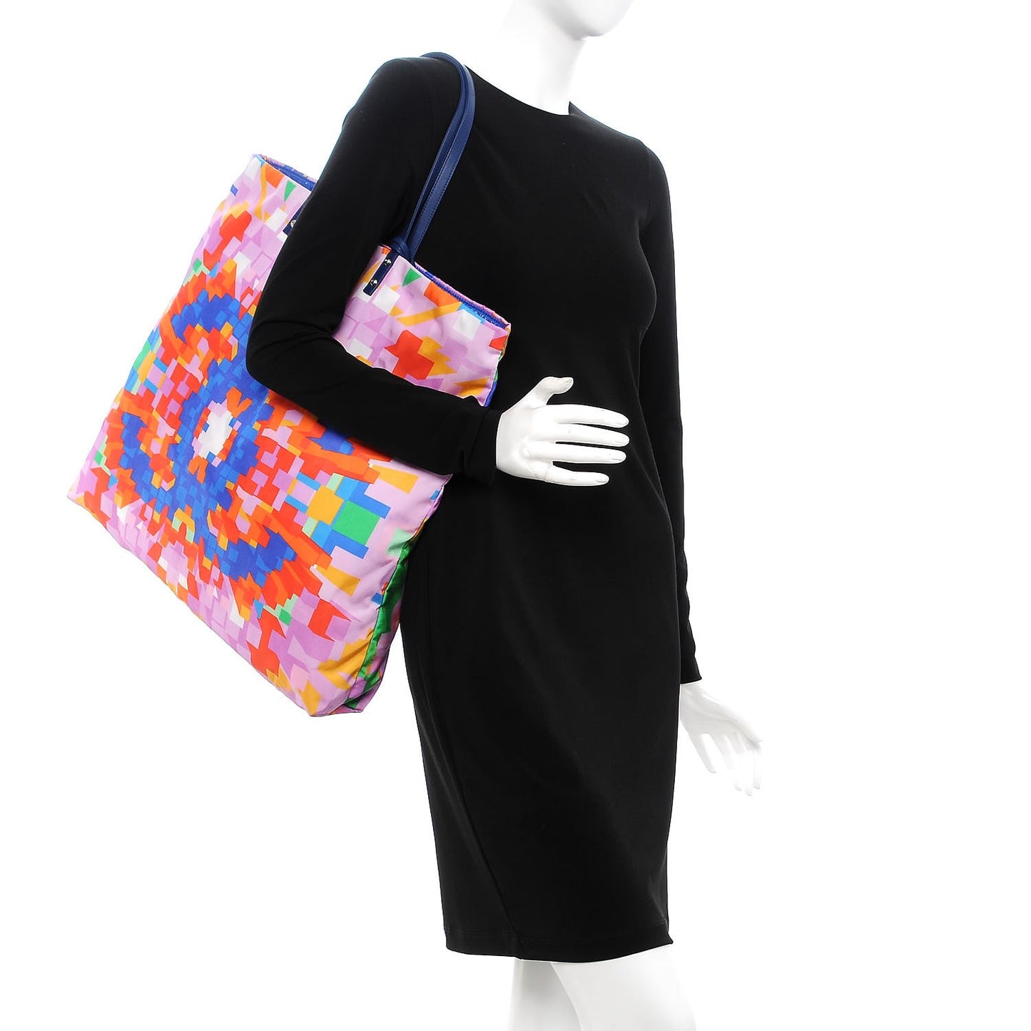 Nylon Printed CC Tote Multicolor
