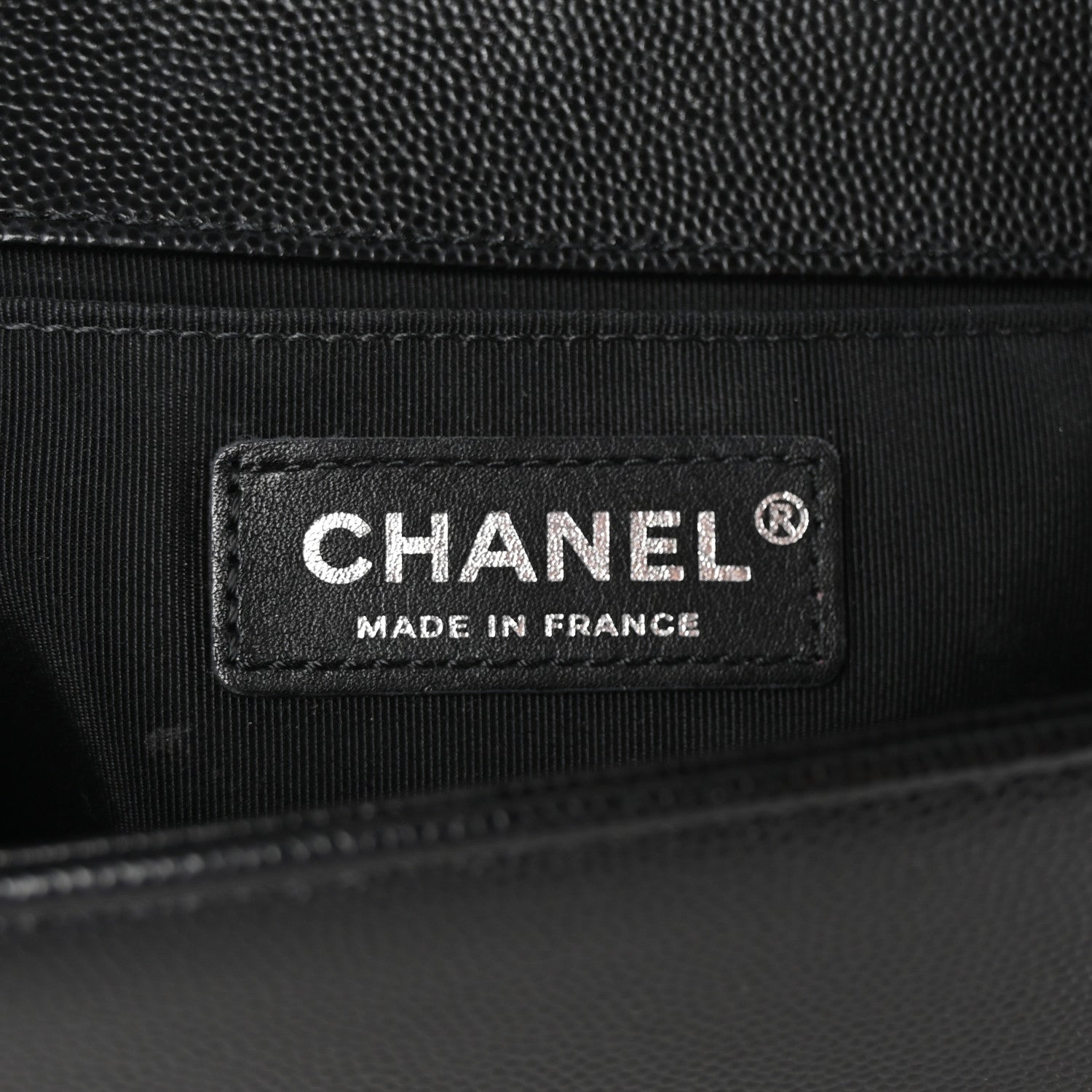 Chanel Caviar Quilted Medium Boy Flap Black 6 of 10